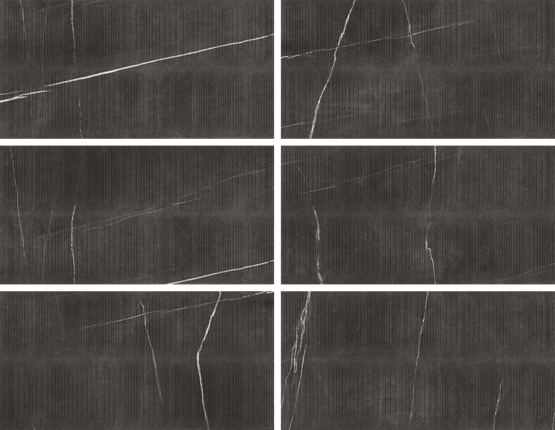 کاشی گابریل قالبدار گرافیت هرمس تبریز 60*120 پرسلان مات