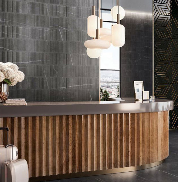 سرامیک گابریل قالبدار هرمس تبریز 60 در 120 پرسلان مات