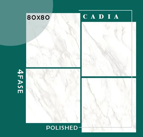 سرامیک طرح سنگ کلکته کادیا فخار 80*80 پرسلان فول پولیش