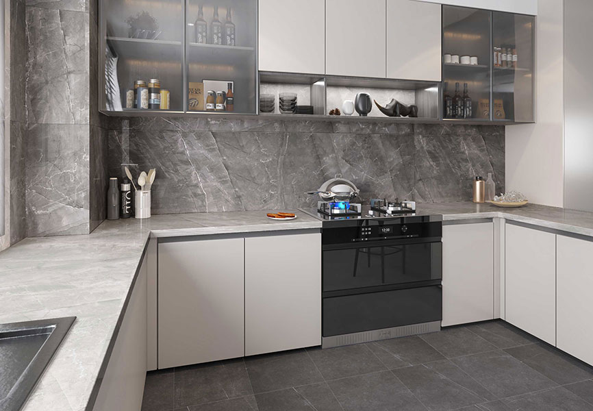 سرامیک بین کابینت هایلند تبریز 60 در 120 پرسلان فول پولیش