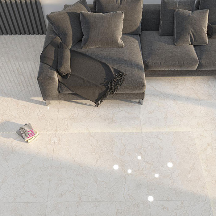 سرامیک طرح سنگ کرم کلارا فخار 80 در 80 پرسلان فول پولیش