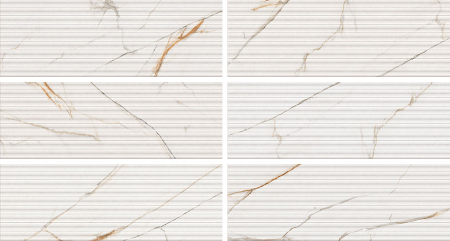 کاشی کرکره ای تبریز مدل نیوایمولا 40 در 120 مات