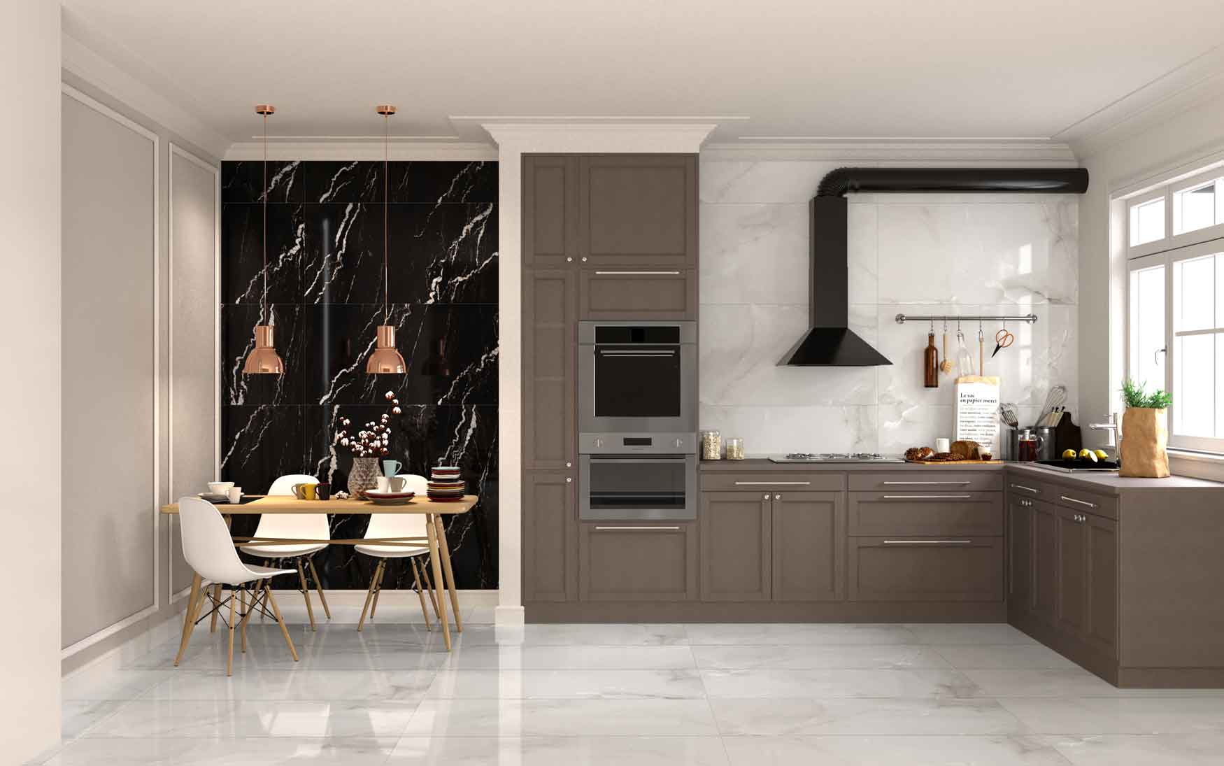 سرامیک مشکی سانتینو هرمس 60*120 پرسلان فول پولیش