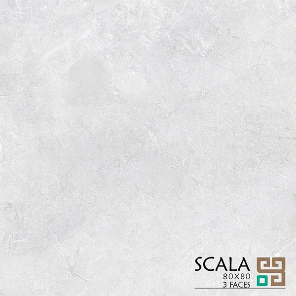 سرامیک طرح سنگ طوسی اسکالا فخار 80 در 80 پرسلان