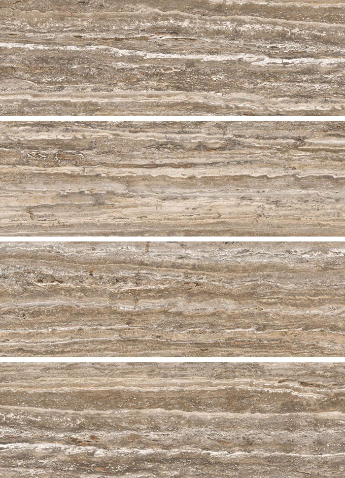 کاشی طرح سنگ دونا قهوه ای فخار رفسنجان براق