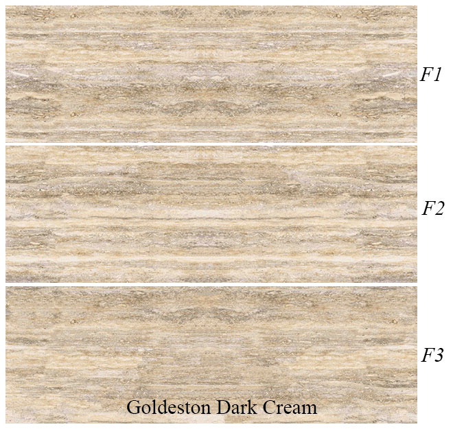 کاشی گلدستون فخار رفسنجان 40 در 120 کرم تیره