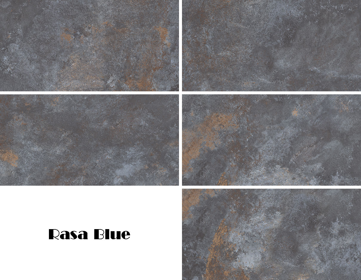 سرامیک طرح سنگ آبی راسا 60*120 پرسلان فول پولیش