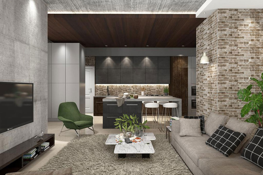 کاشی دیوار طرح آجر والبریک 40*120 پرسلان مات