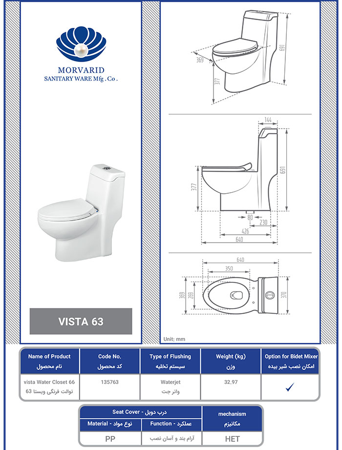 قیمت فرنگی مروارید ویستا