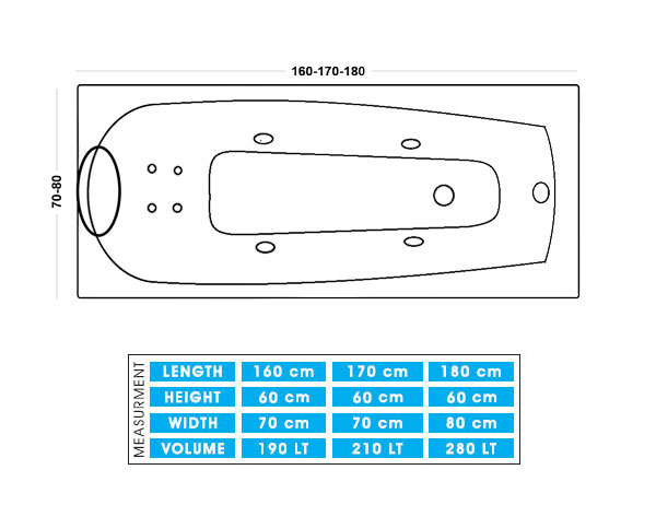 وان جکوزی سای تک مدل آیریس