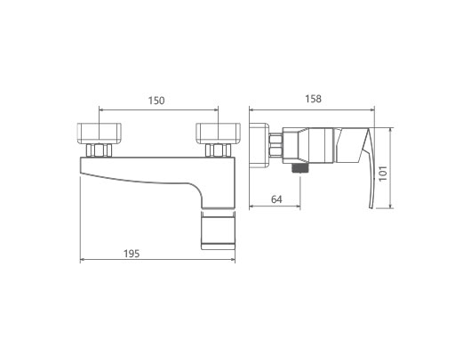 شیر توالت شودر مدل باواریا شیری طلا
