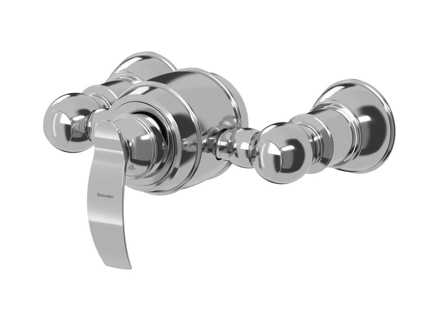 شیر توالت شودر مدل گلوریس کروم