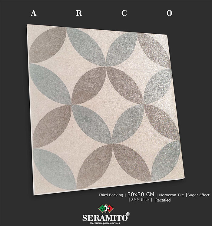 سرامیک آرکو سرامیتو 30 در 30 پرسلان مات شوگر افکت