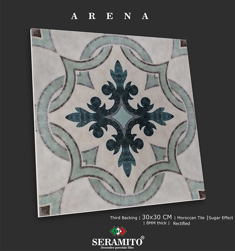 سرامیک آرنا سرامیتو 30 در 30 پرسلان مات شوگر افکت