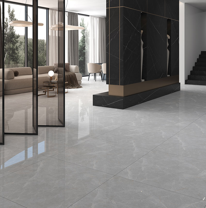 سرامیک کف لابی براق مدل آوریل 80 در 80 پردیس