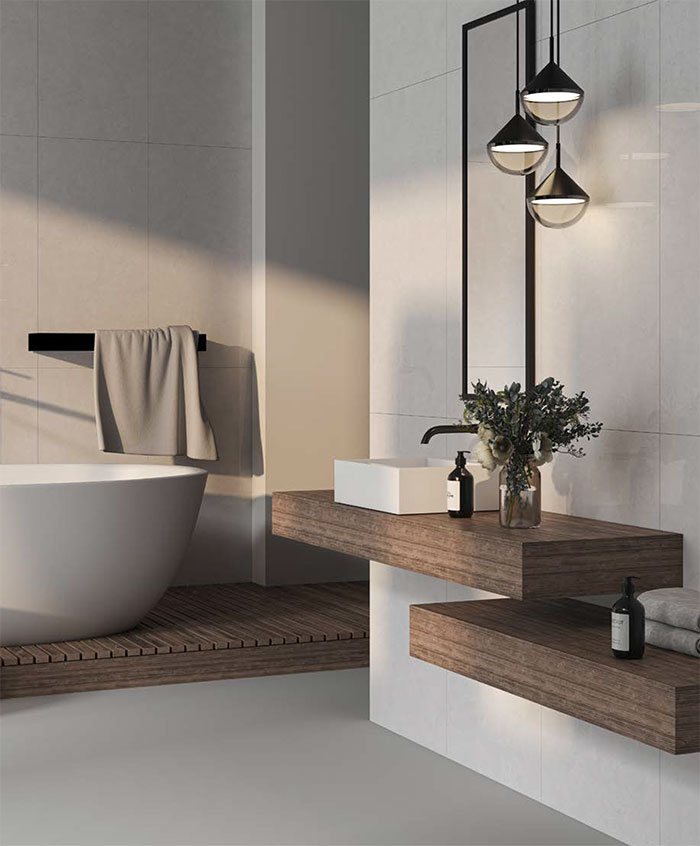 سرامیک دیوار حمام مدل اترنال پردیس نیشابور