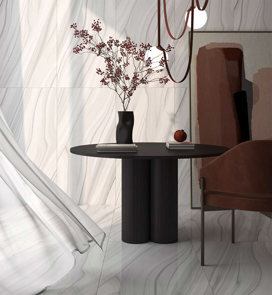 سرامیک سالن پذیرایی مارینا فول پولیش پردیس نیشابور