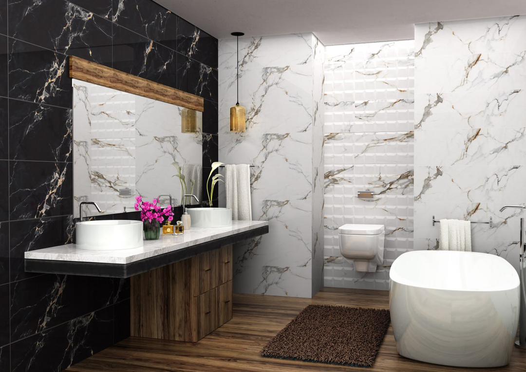 کاشی سرویس بهداشتی آلیسا الوند 30 در 90 براق