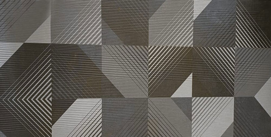 سرامیک طرح هندسی دیبامو دکور فخار 60*120 مات